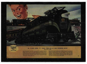 Lionel Legendary Trains Chromium Insert card C6 2332 Pennsylvania Electric Type Locomotive