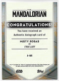 Star Wars The Mandalorian 2 Misty Rosas Frog Lady Autograph A-MR #d 06/50