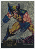 1995 Marvel Metal Gold Blaster card # 18 of 18 Wolverine