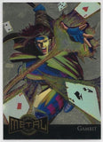 1995 Marvel Metal Gold Blaster card # 4 of 18 Gambit