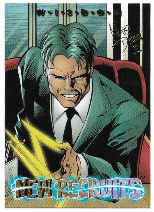 Marvel Premium X-Men '97 Timelines New Recruit card 4 of 8 Wisdom