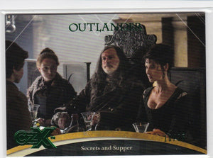 2019 Cryptozoic Outlander CZX card #04 Secrets and Supper Green #d 10/25