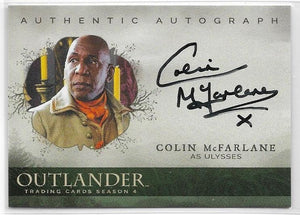 Outlander Season 4 Colin McFarlane as Ulysses Autograph card CM