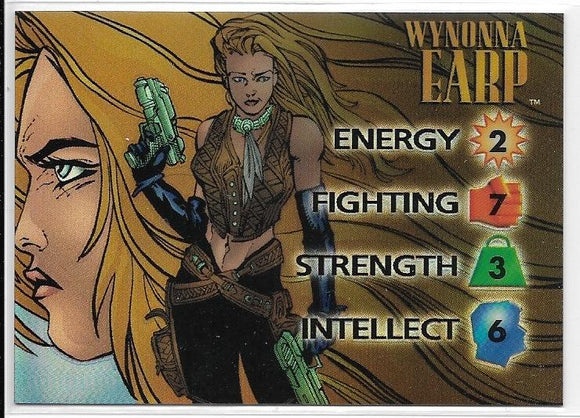 1997 Marvel Vs. Wildstorm Overpower Chromium card OP4 Wynonna Earp