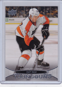 Matt Read 2011-12 Upper Deck Young Guns Rookie card # 235