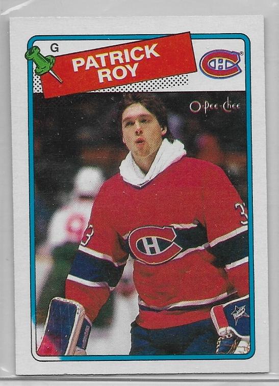 Patrick Roy 1988-89 OPC O-Pee-Chee card #116