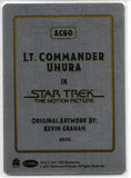 Women of Star Trek Art & Images Painted Metal Portrait AC60 Uhura 48/50