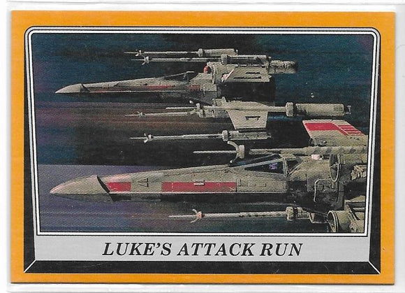 Star Wars Rogue One Mission Briefing card 62 Luke's Gold #d 12/50