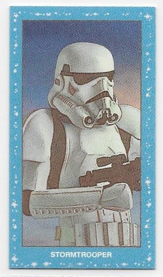 Star Wars T206 Wave 1 Stormtrooper Blue Starfield card