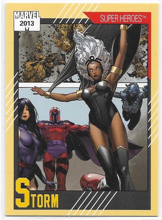 2013 Marvel Fleer Retro 1991 Impel Marvel Universe Insert card #16 Storm