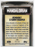2020 Star Wars Mandalorian Season 1 Characters C-18 Remnant Stormtrooper Red /99