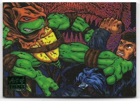 Art of TMNT Teenage Mutant Ninja Turtles card #39 Green #d 40/99
