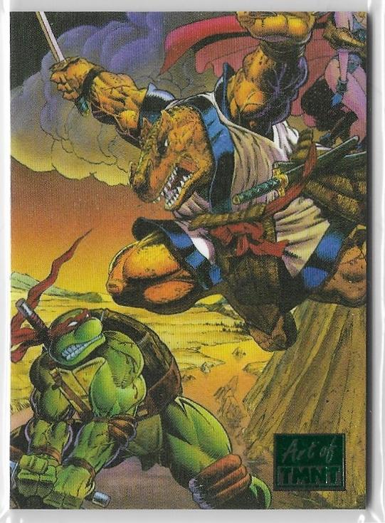 Art of TMNT Ninja Turtles Michael Dooney Autograph Green #d 52/99