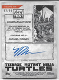 Art of TMNT Ninja Turtles Michael Dooney Autograph Green #d 52/99