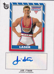 2013 Topp's 75th Anniversary Jim Starr as Laser Autograph card