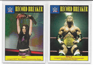 2016 Topps WWE Heritage Record Breakers Choose your numbers from the list
