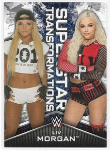 2020 WWE Women's Division Superstar Transformations card ST-9 Liv Morgan