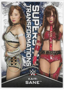 2020 WWE Women's Division Superstar Transformations card ST-8 Kairi Sane