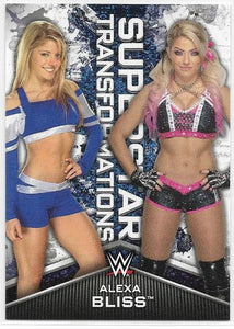 2020 WWE Women's Division Superstar Transformations card ST-1 Alexa Bliss