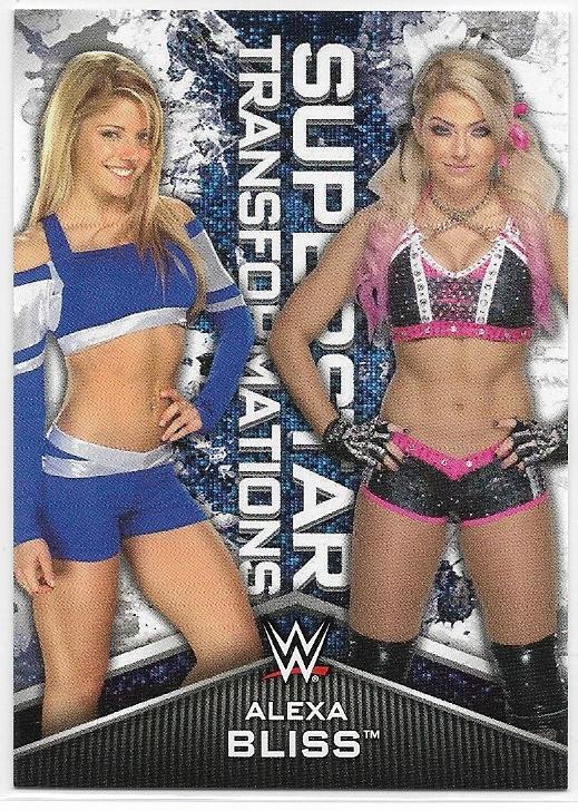 2020 WWE Women's Division Superstar Transformations card ST-1 Alexa Bliss