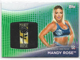 Mandy Rose 2021 WWE Women's Division Superstar Logo Patch Relic Green 44/50