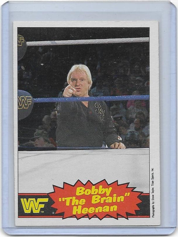Bobby “the Brain” Heenan 1985 O-Pee-Chee WWF Wrestling Series 2 card #8